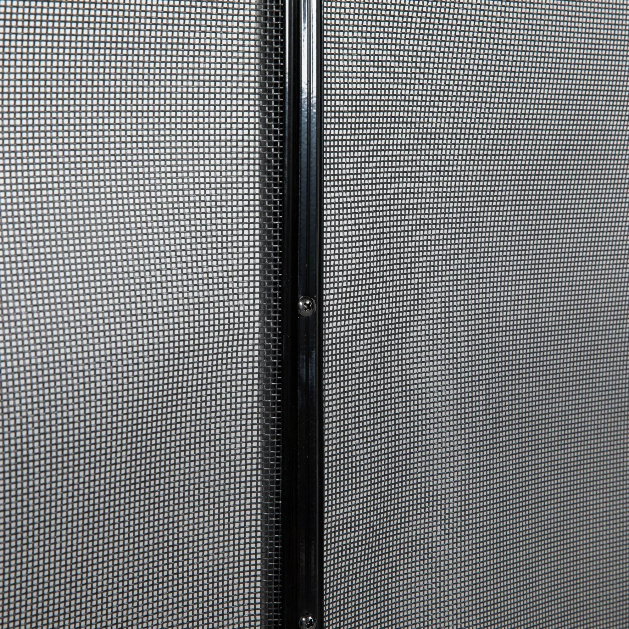 4 Panel Swimming Pool Fence, Aluminum Rustproof, 4' x 12', Black Garden Fences at Gallery Canada
