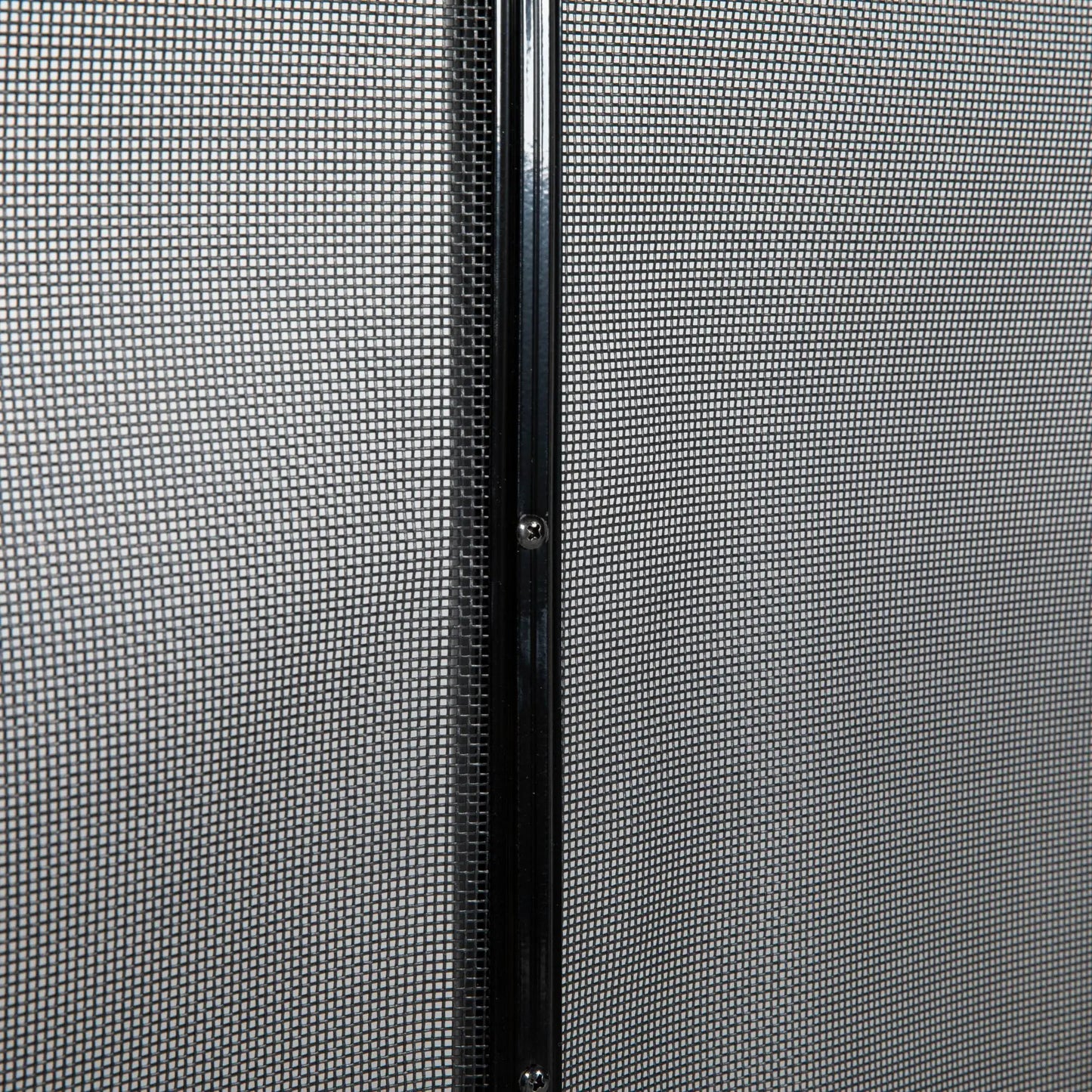 4 Panel Swimming Pool Fence, Aluminum Rustproof, 4' x 12', Black Garden Fences at Gallery Canada
