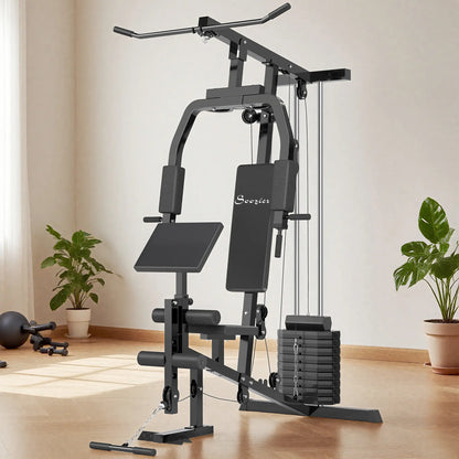 Multifunction Home Gym, Power Exercise Machine, Weight Training, Black Power Towers at Gallery Canada