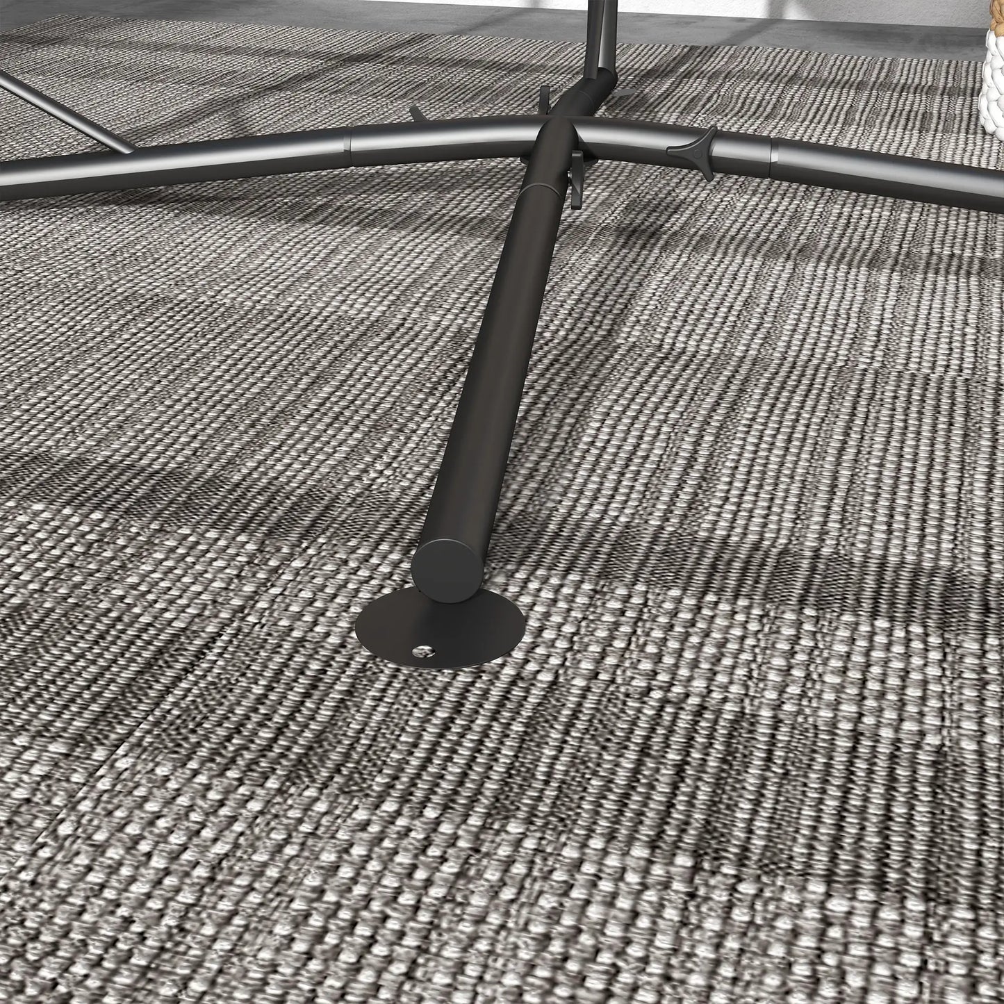 Heavy Duty Steel Hammock Chair Stand, Indoor Outdoor Use, Black Hammock Stands at Gallery Canada