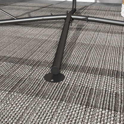 Heavy Duty Steel Hammock Chair Stand, Indoor Outdoor Use, Black Hammock Stands at Gallery Canada