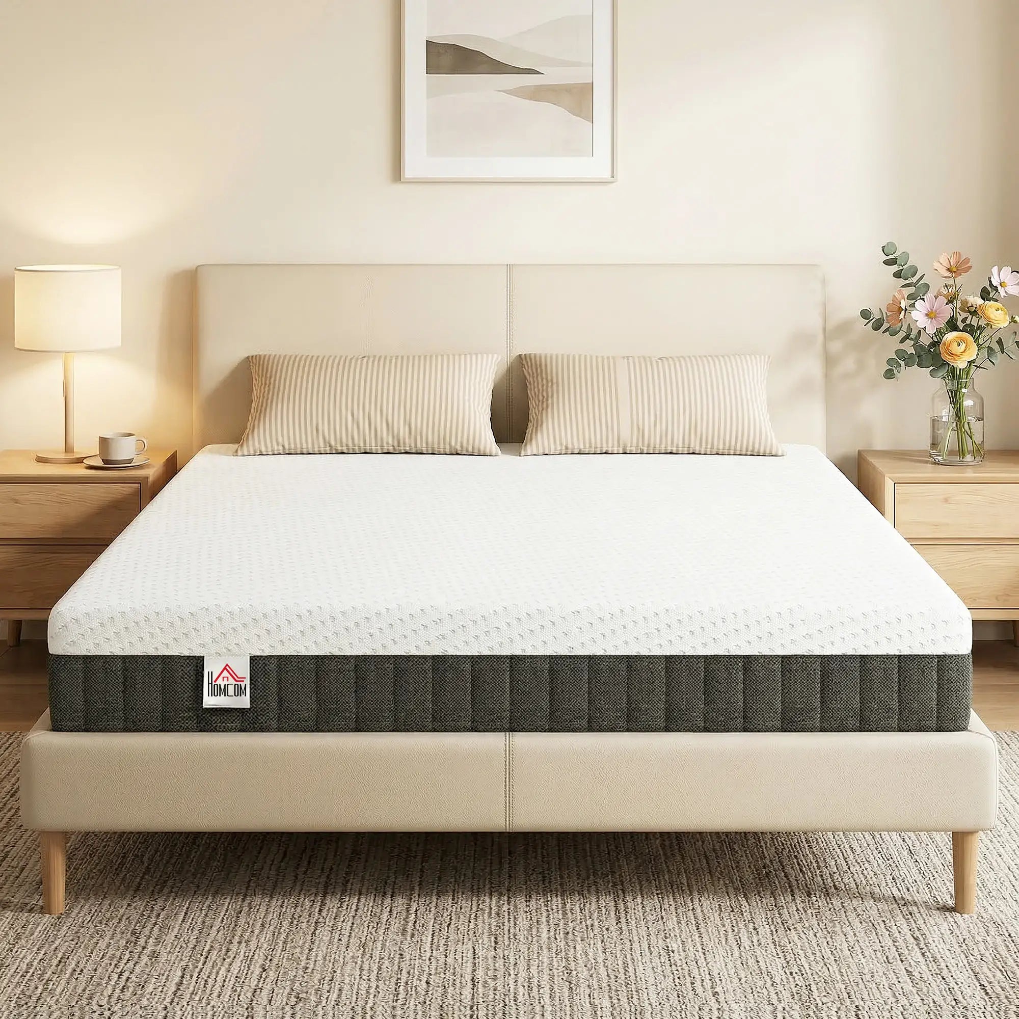 10 Inch King Mattress, Pressure Relief, Lumbar Support, Medium Firm Mattresses at Gallery Canada