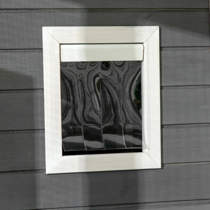 Wooden Cat Catio, 66.5"L Outdoor Cat House, PVC Roof, Multiple Platforms Outdoor Cat Enclosures at Gallery Canada