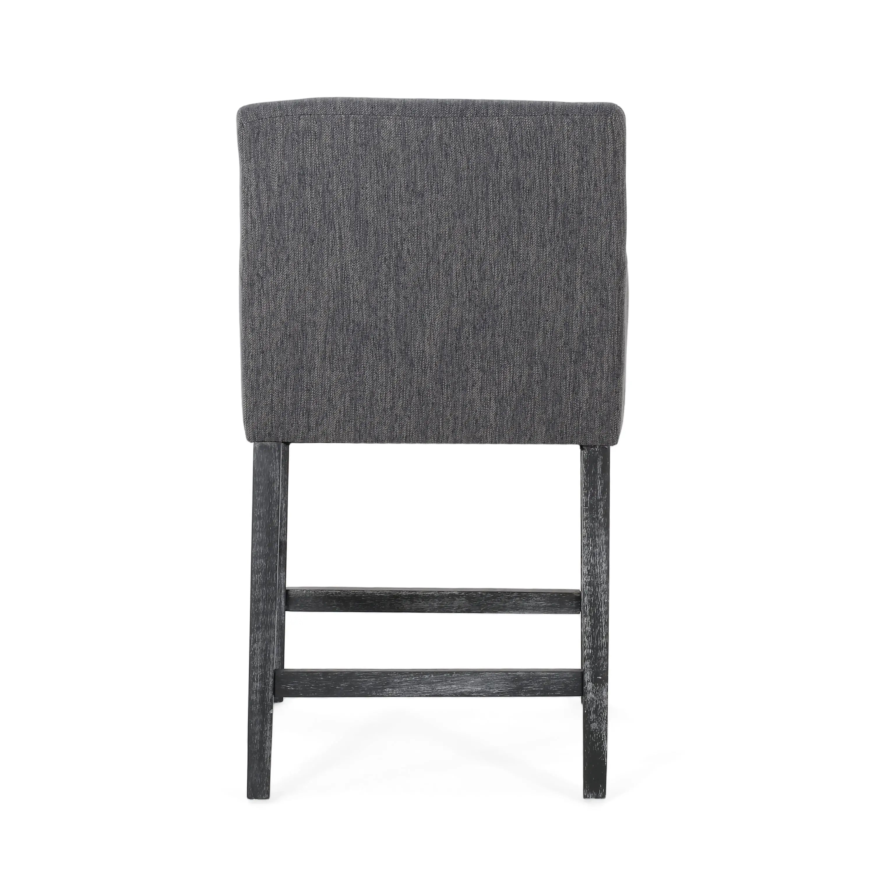 Upholstered Counter Stools, Rubberwood Frame, 24×23×39.5 inch, Charcoal Bar Stools at Gallery Canada