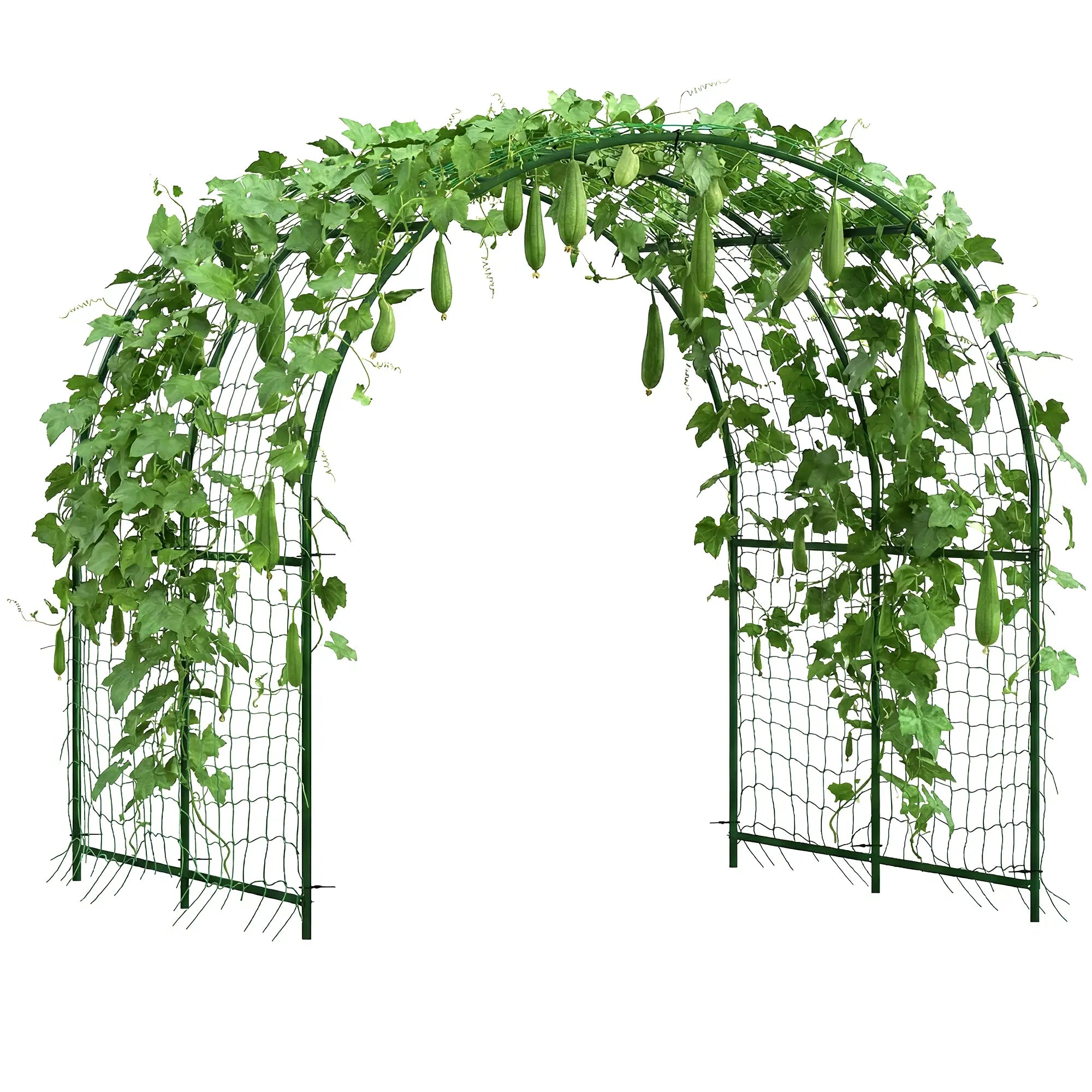 Garden Arch Trellis For Climbing Plants, 7.1FT Tall, Outdoor Plant Stands at Gallery Canada