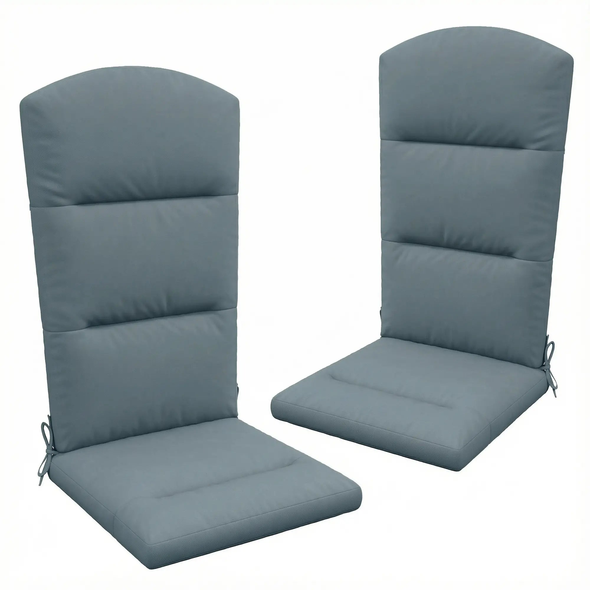 Adirondack Chair Replacement Cushion, With Back And Ties, Dark Grey Patio Chair Cushions at Gallery Canada