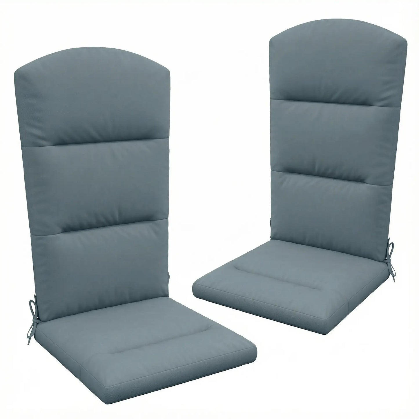 Adirondack Chair Replacement Cushion, With Back And Ties, Dark Grey Patio Chair Cushions at Gallery Canada