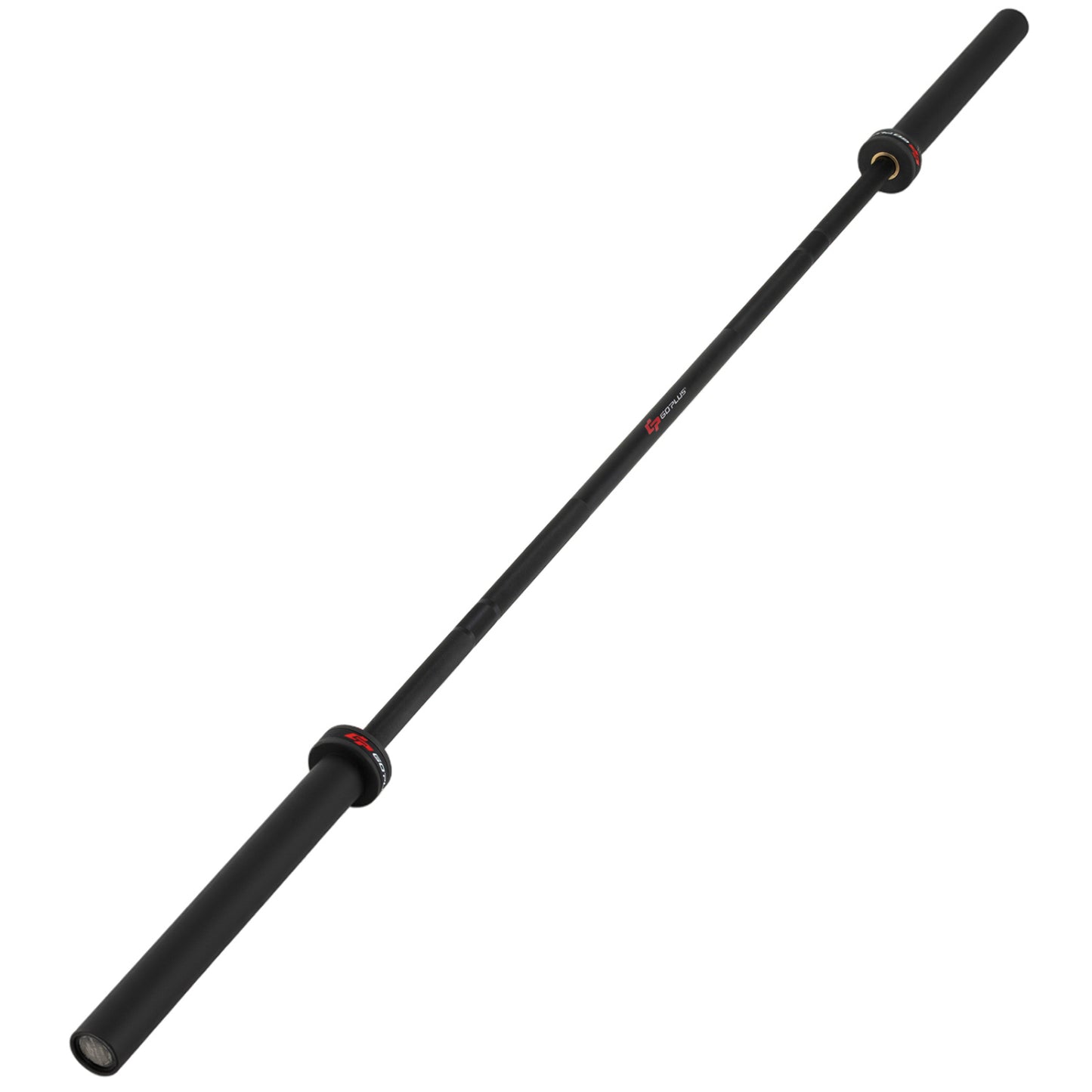 Barre olympique de 2000 lb, 7 pi, pour squats et salle de sport à domicile, noir