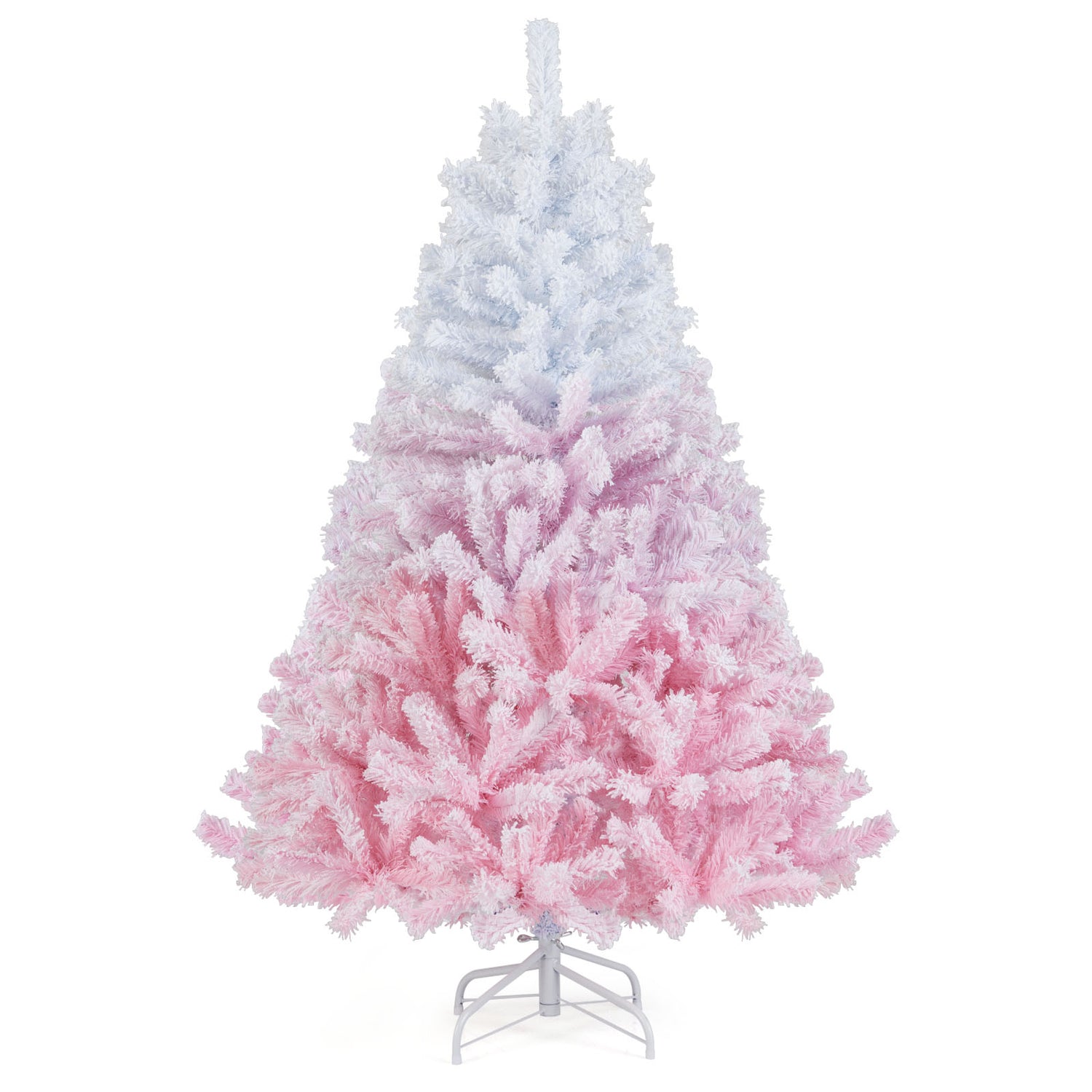2025 New Artificial Christmas Tree with Folding Metal Stand and