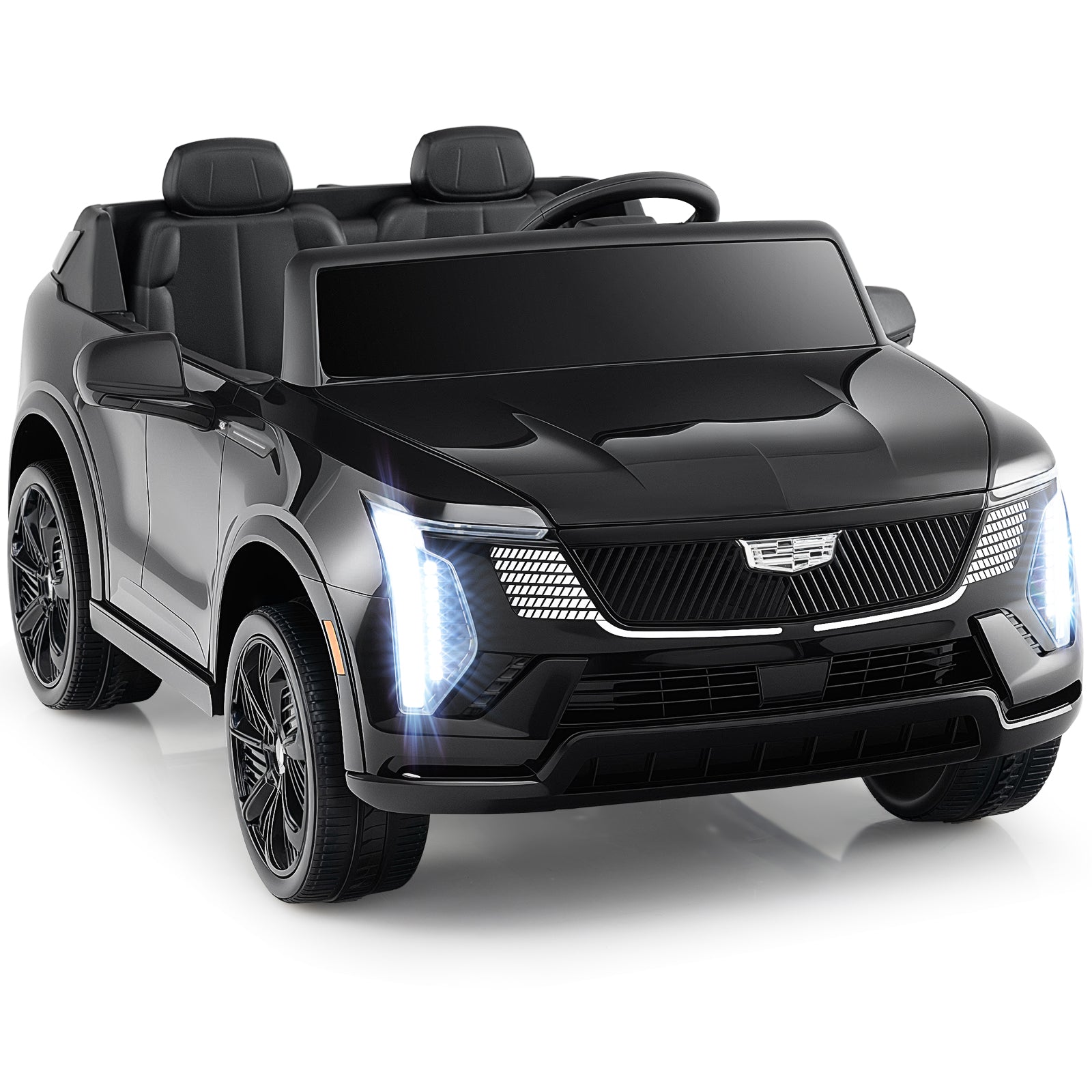 24V Ride On Truck, 2-Seater, Licensed, Remote Control, Black Powered Ride On Toys Black at Gallery Canada