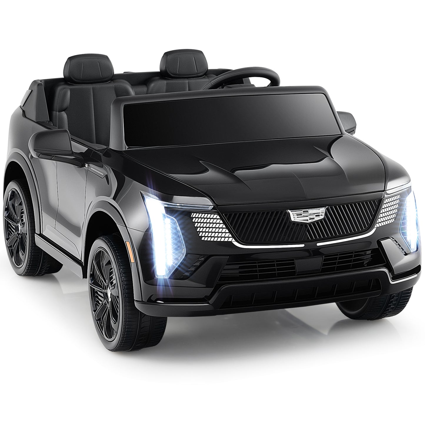 24V Ride On Truck, 2-Seater, Licensed, Remote Control, Black Powered Ride On Toys Black at Gallery Canada