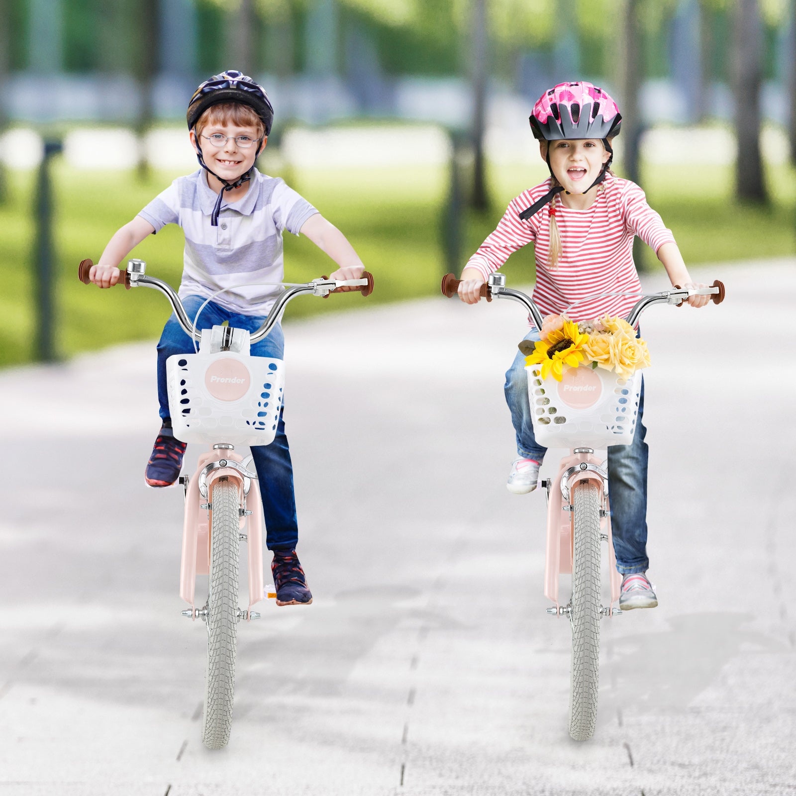 20 Inch Kids Bike with Kickstand for Boys Girls, Pink Kids Bike at Gallery Canada
