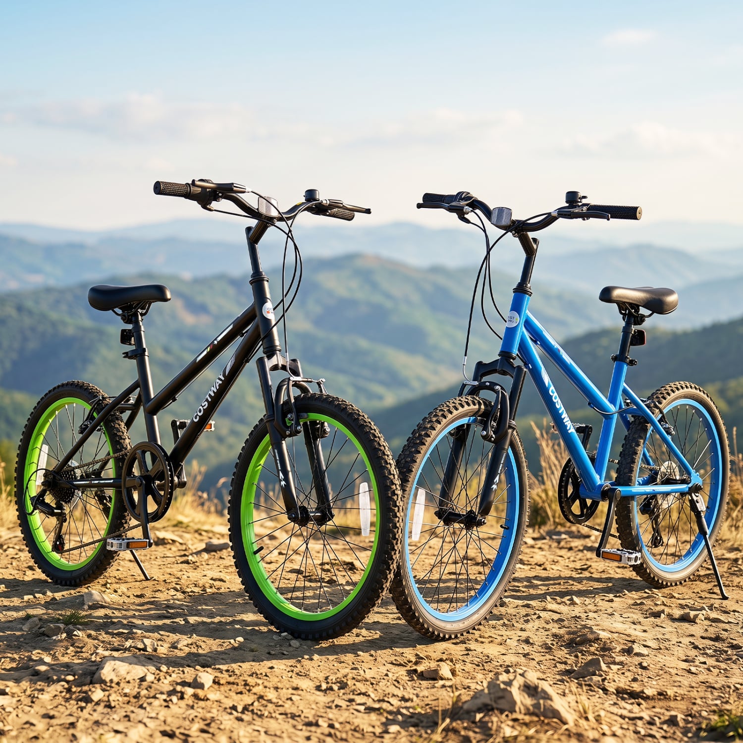 20 Inch Kids Mountain Bike, 7 Speed, Suspension Fork, Blue Kids Bike at Gallery Canada