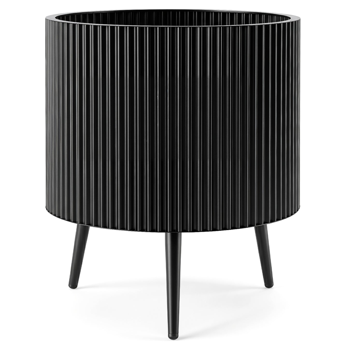 20 Inch Plant Pot With Stand, Tapered Legs