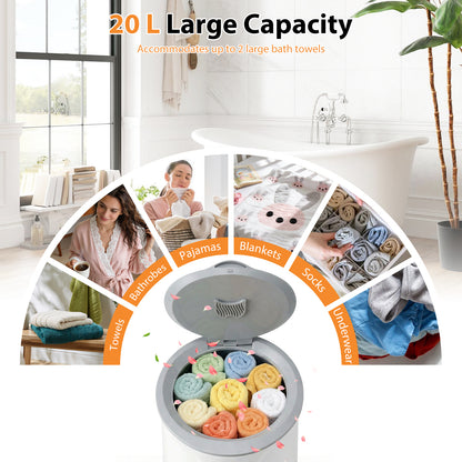 20 L Large Blanket Towel Warmer, 3 Heat Levels, White Dryers at Gallery Canada