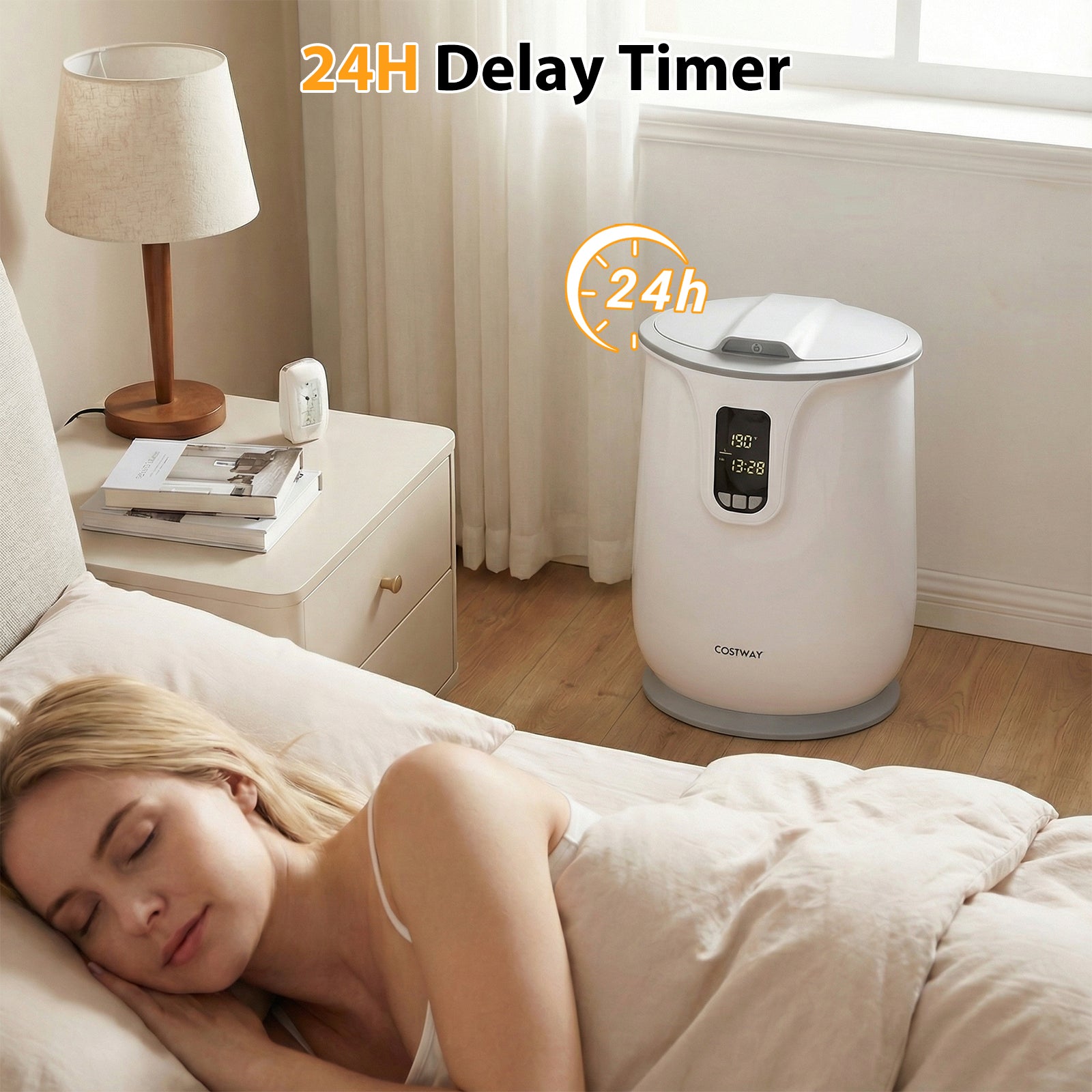 20 L Large Blanket Towel Warmer, 3 Heat Levels, White Dryers at Gallery Canada