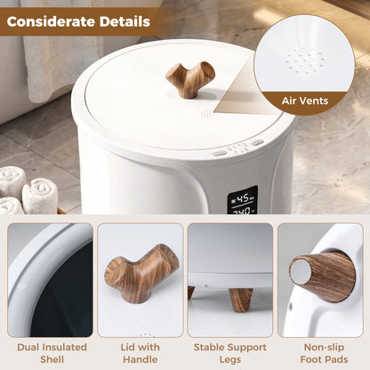 20 L Large Blanket And Towel Warmer, 3 Heat Levels, White Dryers at Gallery Canada