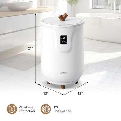 20 L Large Blanket And Towel Warmer, 3 Heat Levels, White Dryers at Gallery Canada