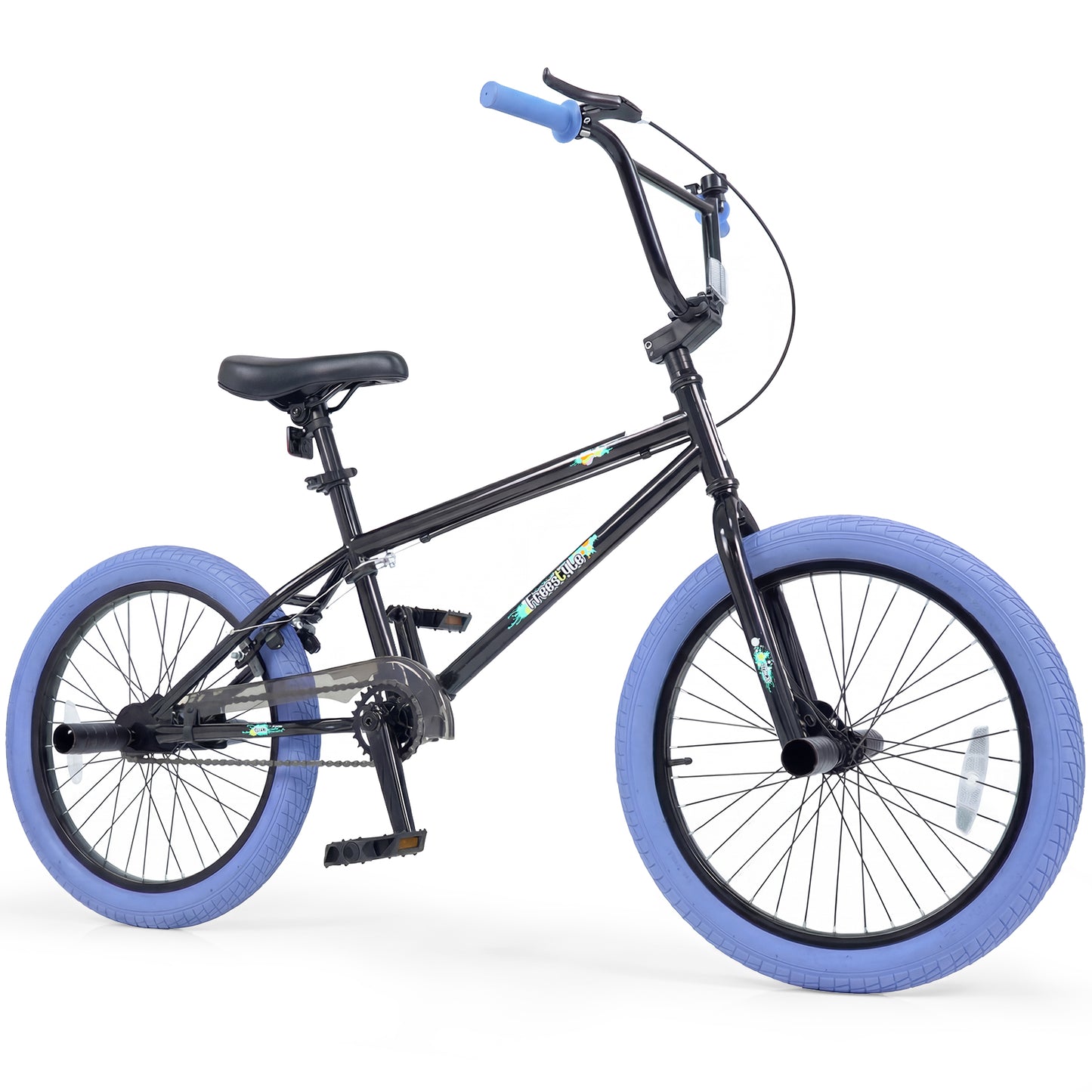 20" Trick Bicycle, 360 Degree Steering, Adjustable Seat, Navy Kids Bike Navy at Gallery Canada