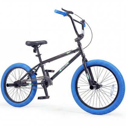 20" Trick Bicycle, 360 Degree Steering, Adjustable Seat, Navy Kids Bike at Gallery Canada