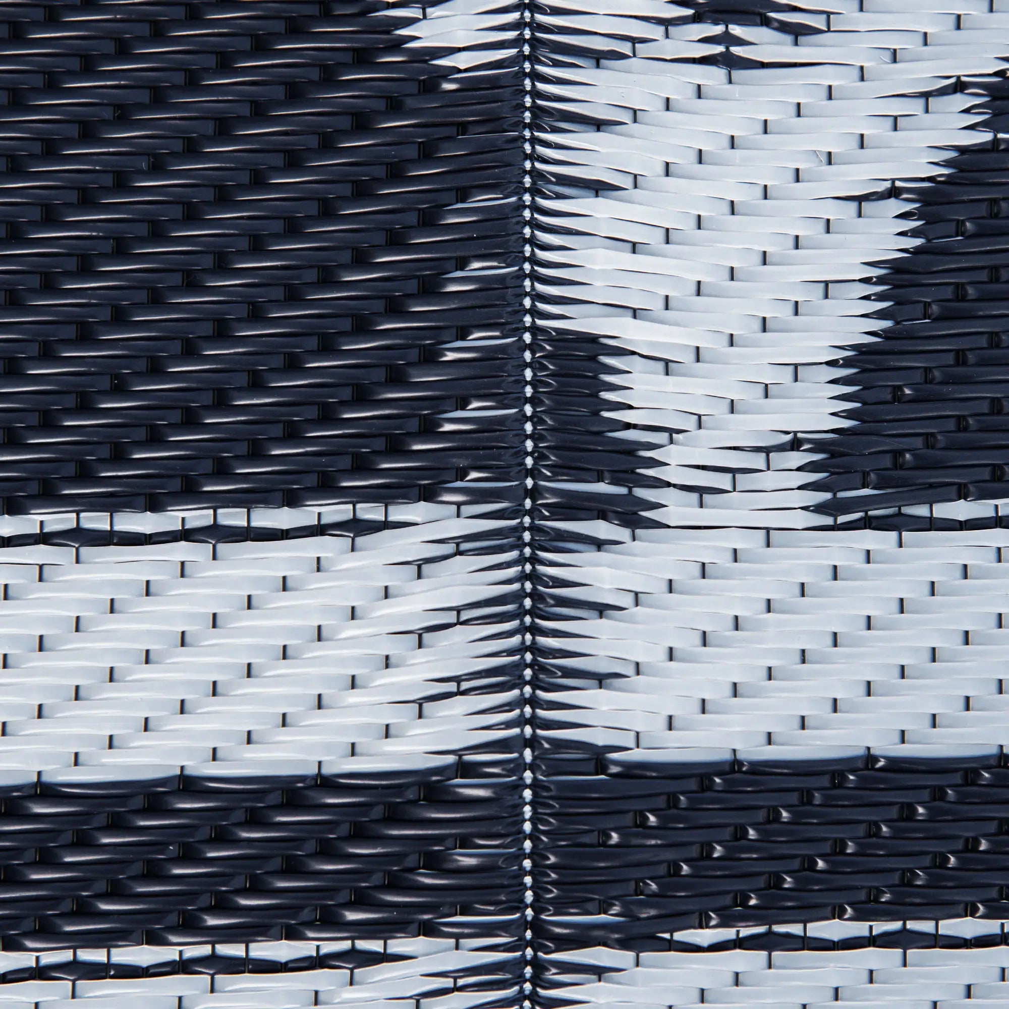 Reversible Outdoor RV Rug, 9' x 18', White, Patio Mat, Dark Blue Outdoor Reversible Rugs at Gallery Canada