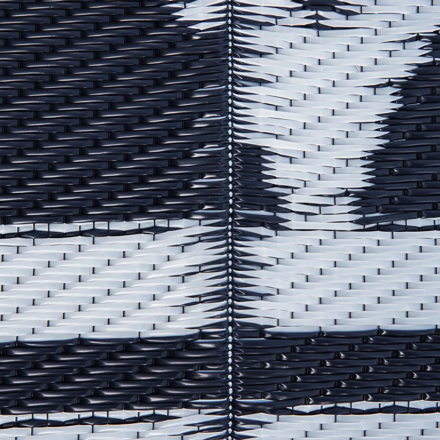 Reversible Outdoor RV Rug, 9' x 18', White, Patio Mat, Dark Blue Outdoor Reversible Rugs at Gallery Canada