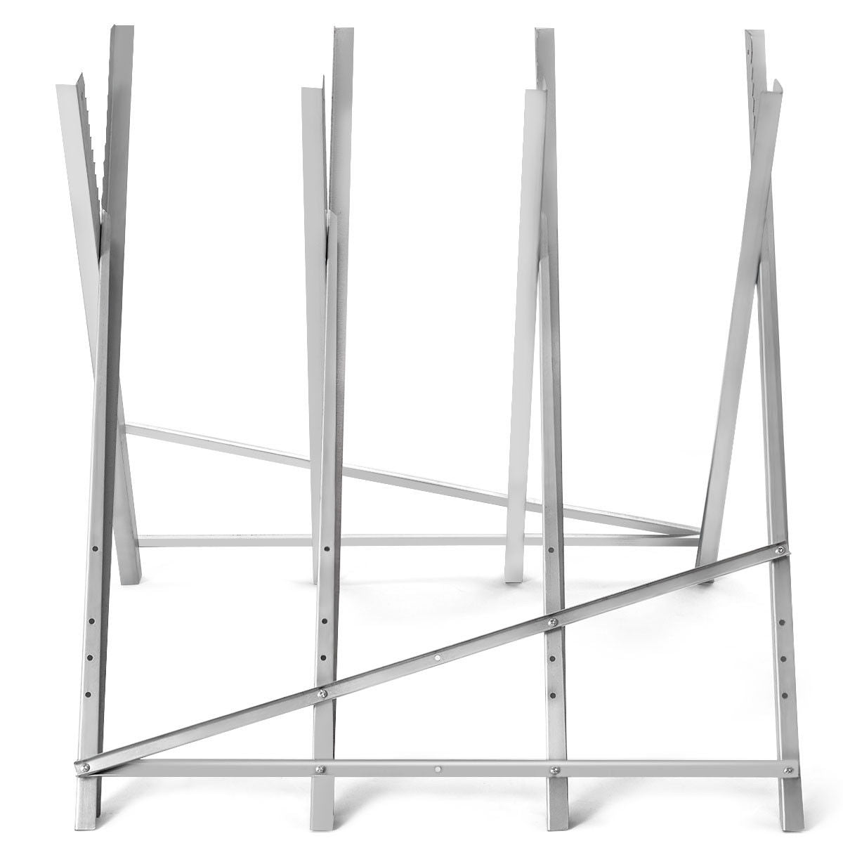 220 lbs Heavy Duty Portable Foldable Steel Sawhorse, Silver Garden Tools at Gallery Canada