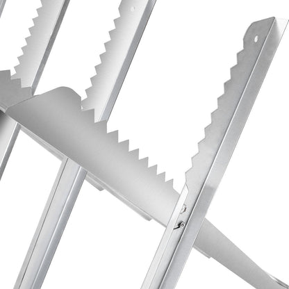 220 lbs Heavy Duty Portable Foldable Steel Sawhorse, Silver Garden Tools at Gallery Canada