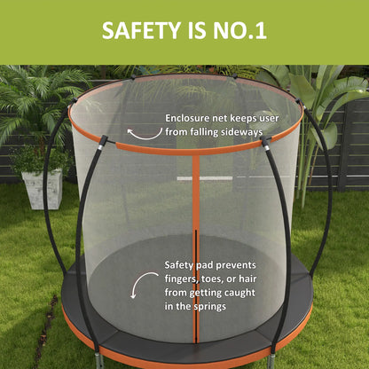 10ft Outdoor Trampoline with Enclosure Net and Ladder Trampolines at Gallery Canada