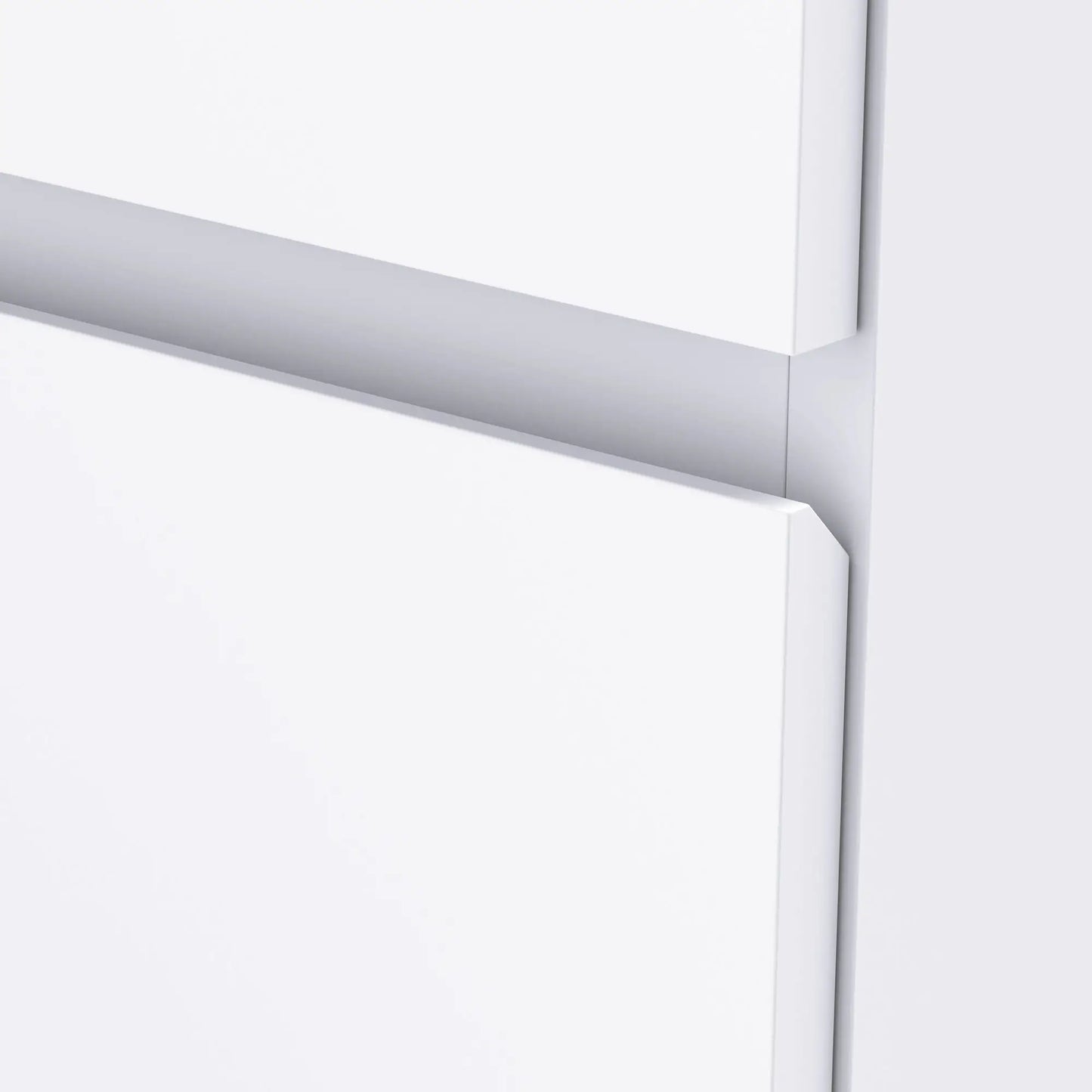 4 Drawer Chest, Freestanding Storage Unit, White Storage Cabinets at Gallery Canada