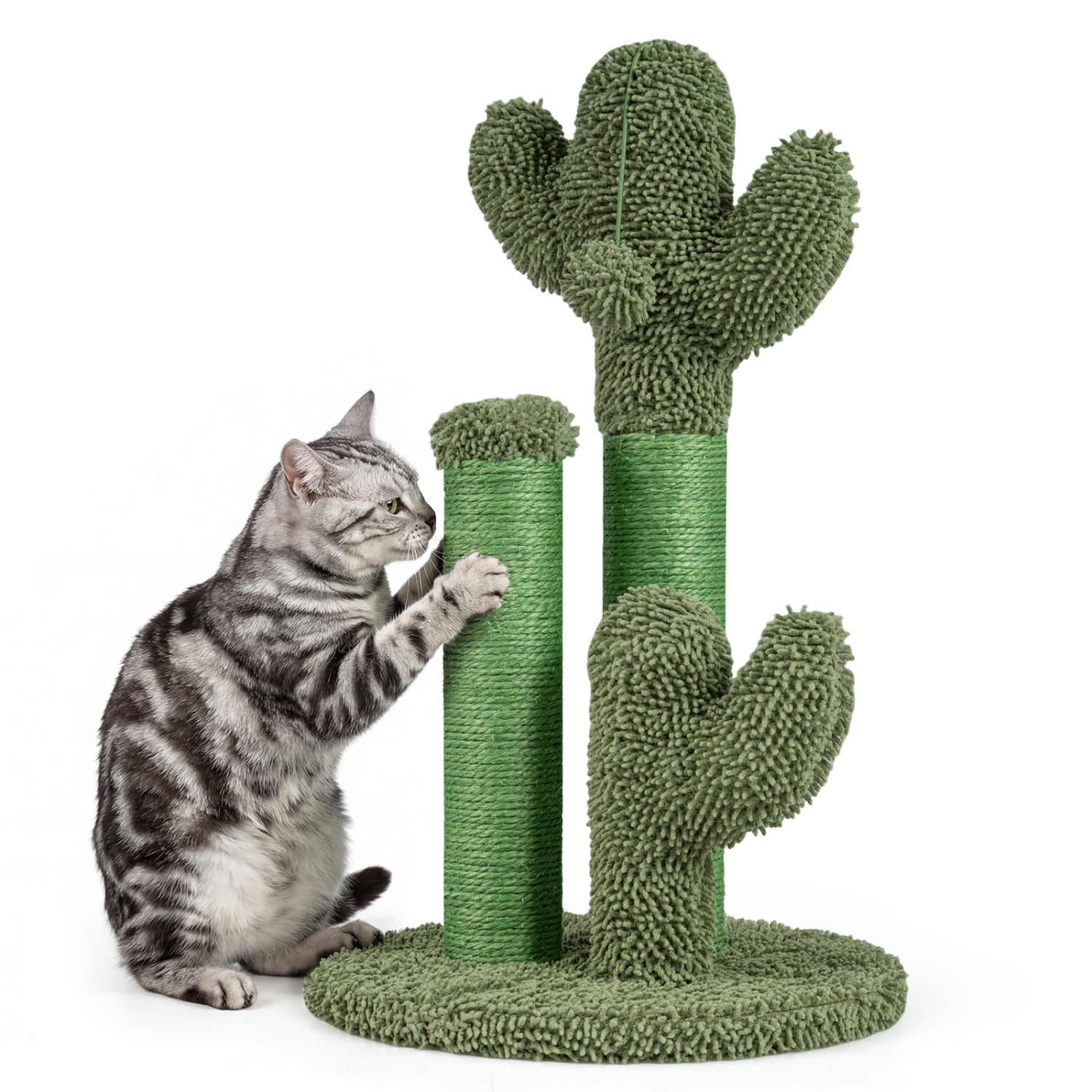 22 Inch Cat Scratching Post, Natural Sisal Rope, Green Cat Trees Condos & Scratchers at Gallery Canada