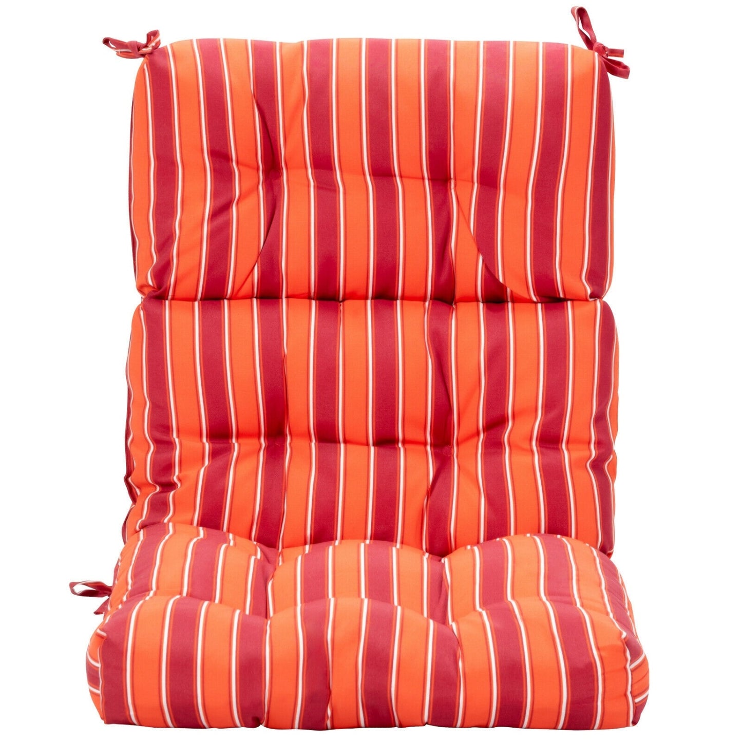 22 x 44 Inch Tufted Outdoor Patio Chair Pad, Red Outdoor Furniture Accessories at Gallery Canada