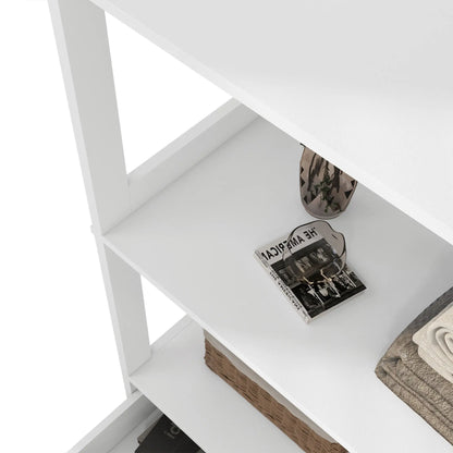 Farmhouse Bathroom Storage Cabinet, Linen Cabinet, 23.5" x 13" x 48.5", White Bathroom Cabinets at Gallery Canada