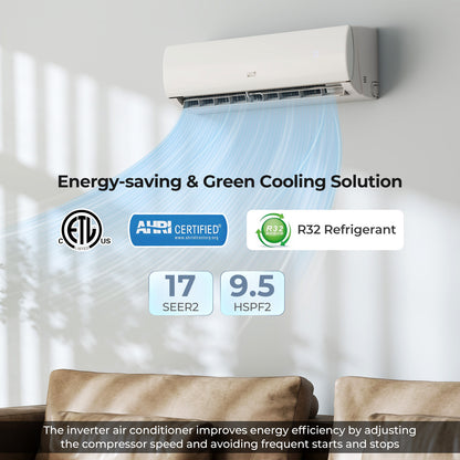 23000 BTU Mini Split Air Conditioner And Heater Pump System, White Mini Split Air Conditioners at Gallery Canada