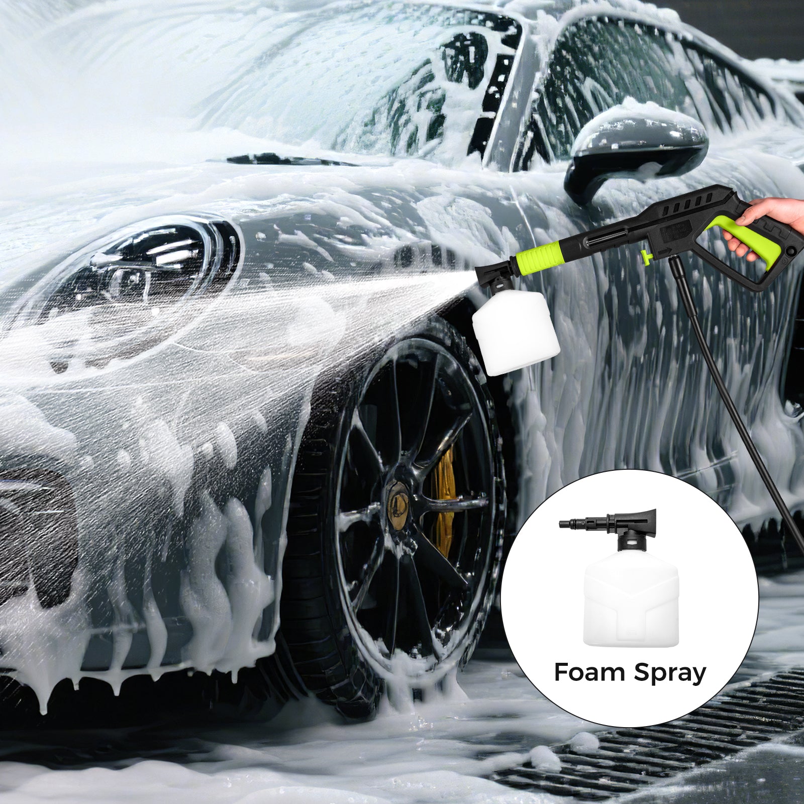 2300 PSI 1.8 GPM Electric High Pressure Power Washer, Green Pressure Washers at Gallery Canada