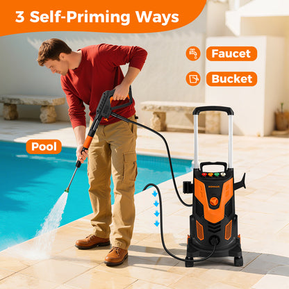 2300 PSI 1.8 GPM Electric High Pressure Power Washer, Orange Pressure Washers at Gallery Canada