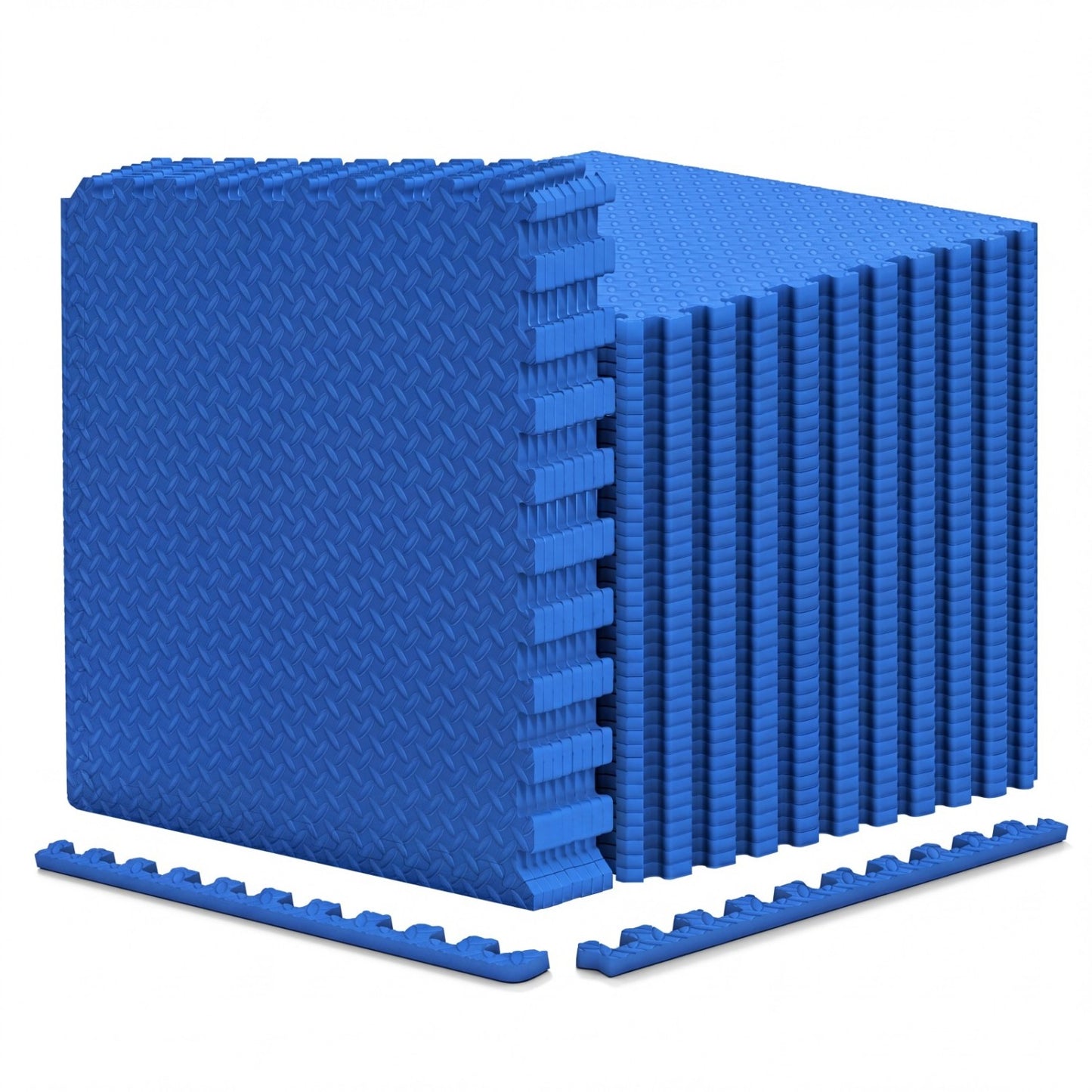24Tiles 1/2" Puzzle Exercise Mats, Blue