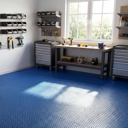 24Tiles 1/2" Puzzle Exercise Mats, Blue