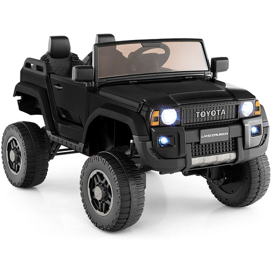 24V 2 Seater Ride on Car 4WD/2WD Switchable for Kids with Remote for Ages 3+, Black Powered Ride On Toys Black at Gallery Canada