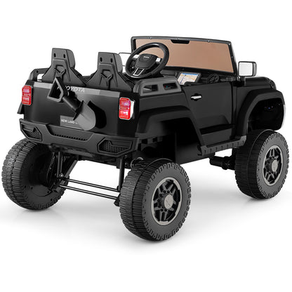 24V 2 Seater Ride on Car 4WD/2WD Switchable for Kids with Remote for Ages 3+, Black Powered Ride On Toys at Gallery Canada