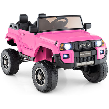 24V 2 Seater Ride on Car 4WD/2WD Switchable for Kids with Remote for Ages 3+, Pink Powered Ride On Toys Pink at Gallery Canada