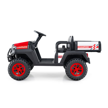 24V Kids Golf Cart, 4WD 2-Seater Ride On Car, Red Powered Ride On Toys at Gallery Canada