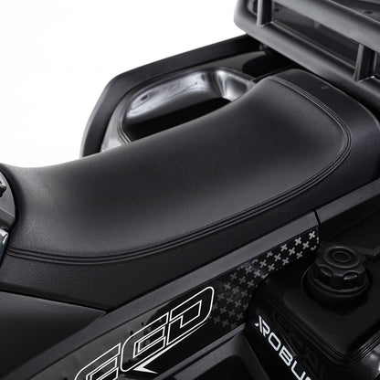 24V Kids Ride on Electric ATV Quad Car with Realistic Sounds and LED Lights, Black Powered Ride On Toys at Gallery Canada