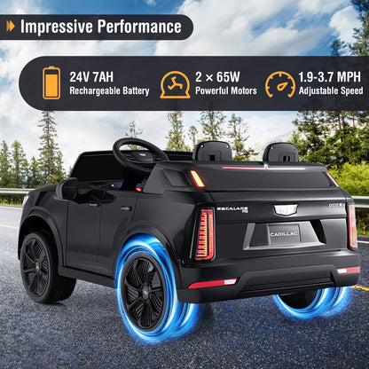 24V Ride On Truck, 2-Seater, Licensed, Remote Control, Black Powered Ride On Toys at Gallery Canada