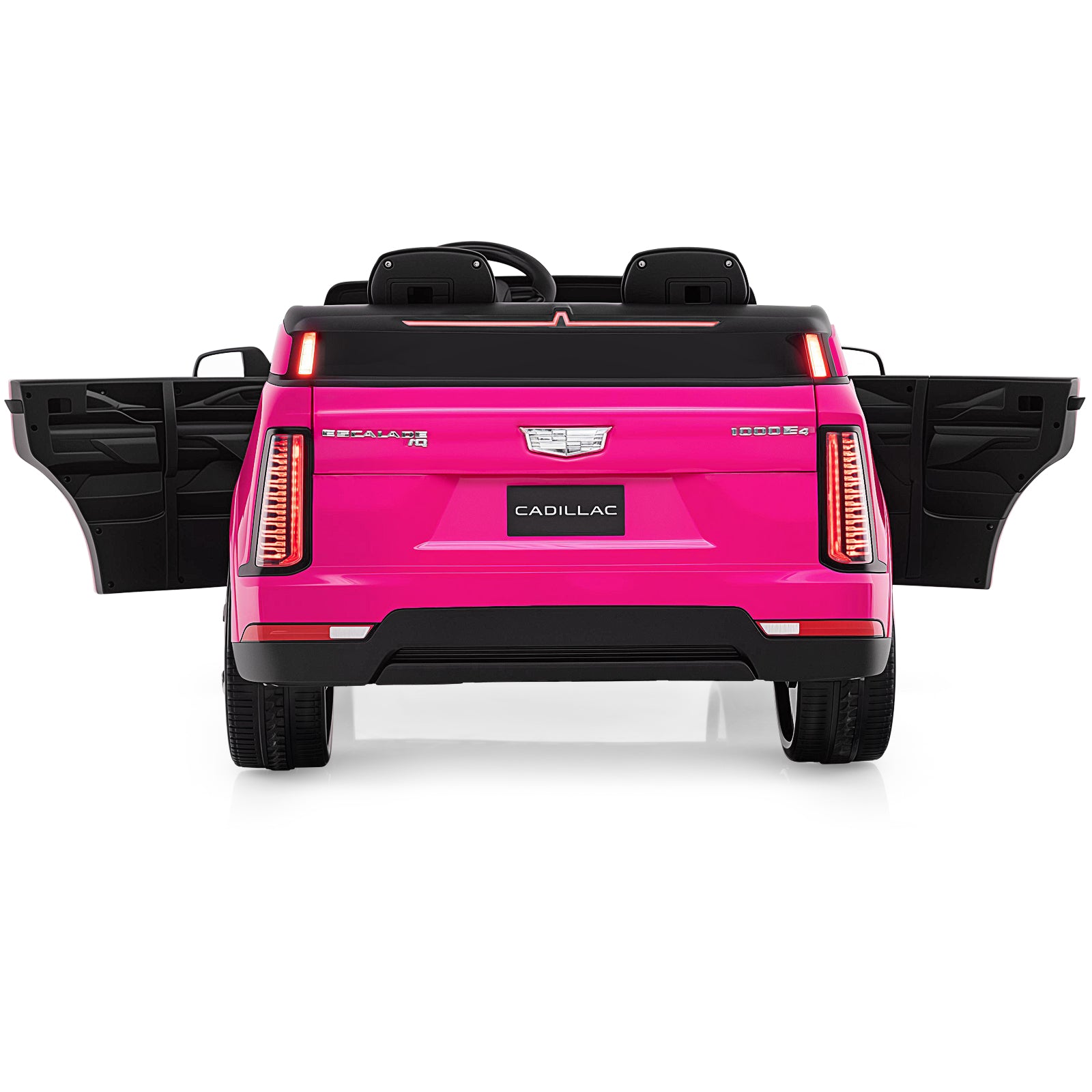 24V Ride on Truck 2-Seater Licensed Cadillac with Remote Control, Pink Powered Ride On Toys at Gallery Canada
