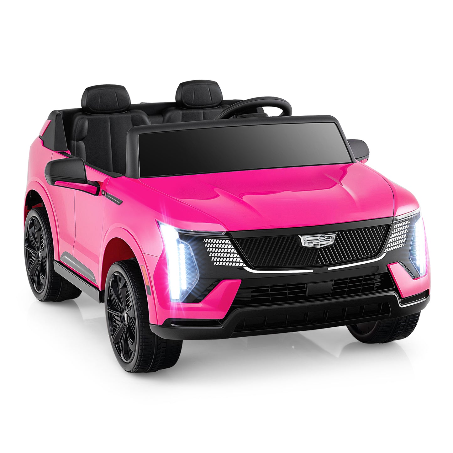 24V Ride on Truck 2-Seater Licensed Cadillac with Remote Control, Pink Powered Ride On Toys at Gallery Canada