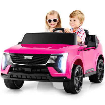 24V Ride on Truck 2-Seater Licensed Cadillac with Remote Control, Pink Powered Ride On Toys at Gallery Canada