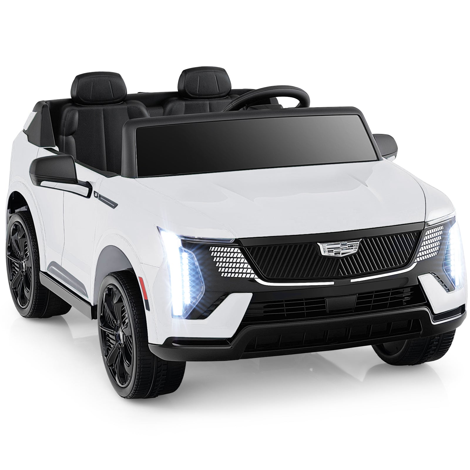 24V Ride On Truck, 2-Seater, Remote Control, White Powered Ride On Toys at Gallery Canada