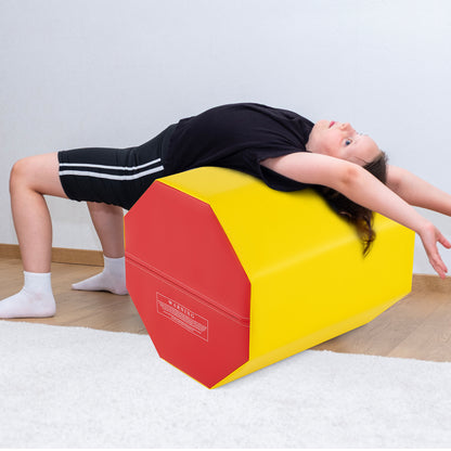 24.5 Inch Octagon Gymnastics Mat, Waterproof Zippered Cover, Yellow Yoga & Gym Mats at Gallery Canada