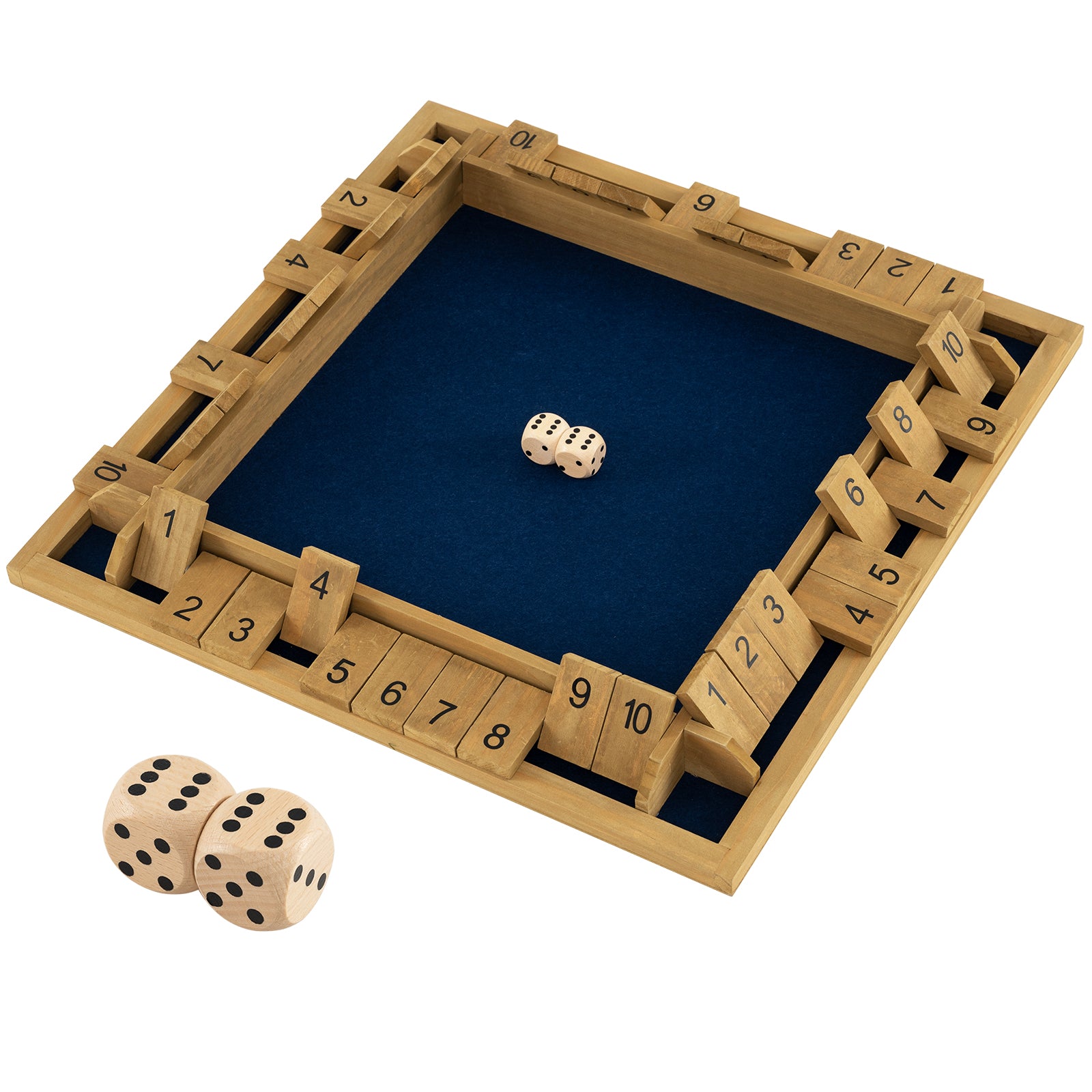 24 Inch Extra-Large Shut The Box Game, 2-4 Players